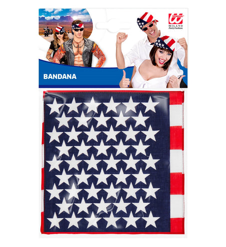 e-carnavalskleding-SYK Amerikaanse bandana zakdoek USA