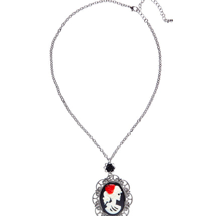 e-carnavalskleding-SYK Amulet met doodskop