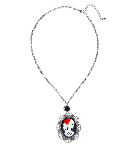 e-carnavalskleding-SYK Amulet met doodskop