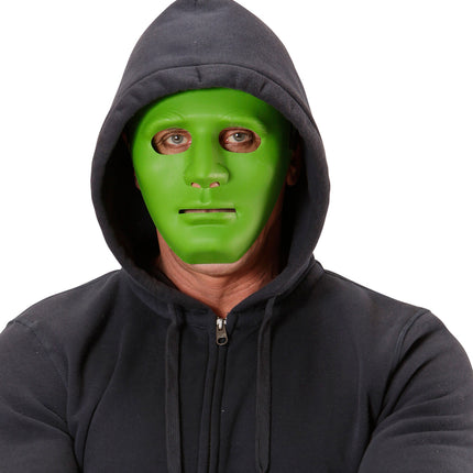 e-carnavalskleding-SYK Anonymous masker groen
