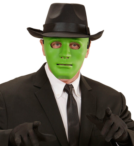 e-carnavalskleding-SYK Anonymous masker groen