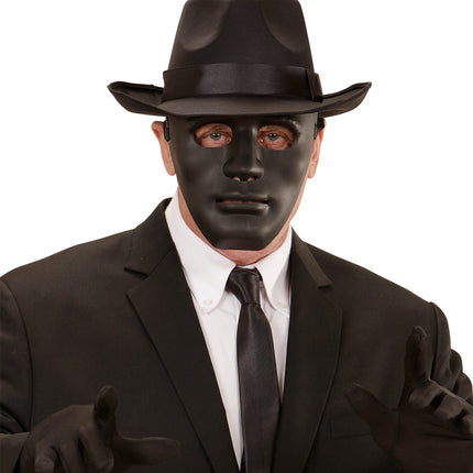 e-carnavalskleding-SYK Anonymous masker zwart