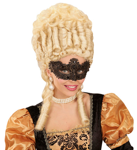 e-carnavalskleding-SYK Antiek gouden Venetiaanse oogmaskertjes