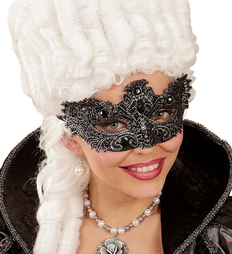 e-carnavalskleding-SYK Antiek zilveren oogmaskertjes