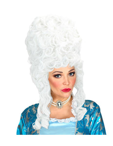 e-carnavalskleding-SYK Antoinette pruik wit