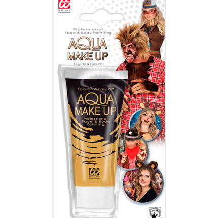 e-carnavalskleding-SYK Aqua make-up beige