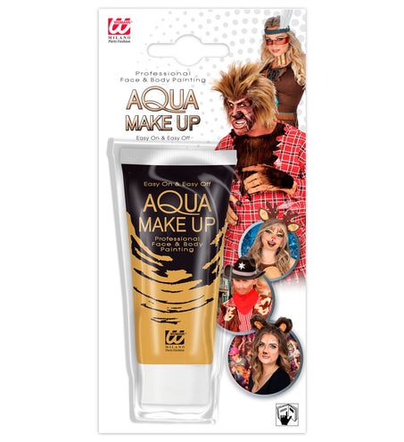 e-carnavalskleding-SYK Aqua make-up beige