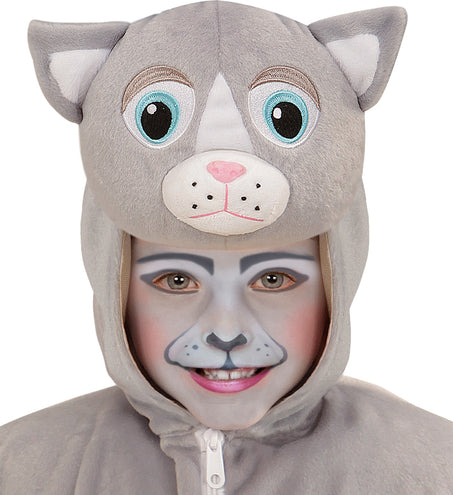 e-carnavalskleding-SYK Aqua make-up grijs