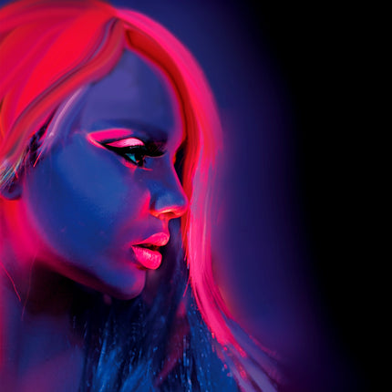 e-carnavalskleding-SYK Aqua schmink neon roze