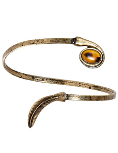 e-carnavalskleding-SYK Armband Antiek Goud Met Steen