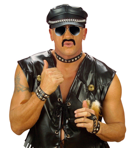 e-carnavalskleding-SYK Armband biker met studds