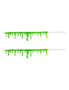 e-carnavalskleding-SYK Armband groen slijm druppels