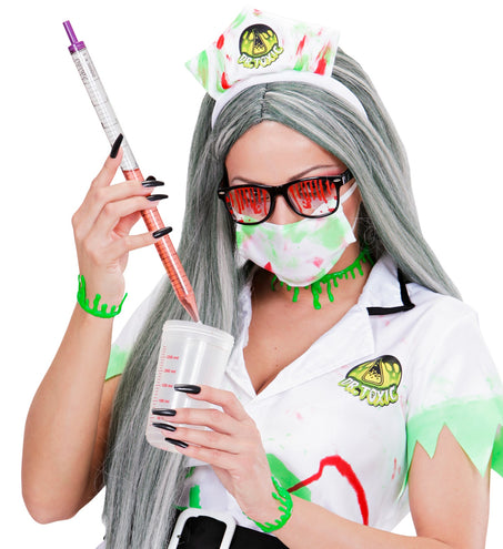 e-carnavalskleding-SYK Armband groen slijm druppels
