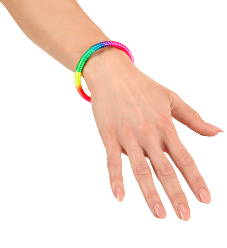 e-carnavalskleding-SYK Armbandje met neon kleuren
