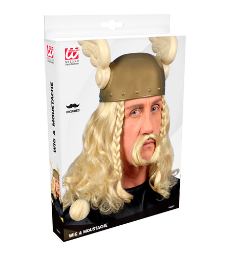 e-carnavalskleding-SYK Asterix pruik Viking