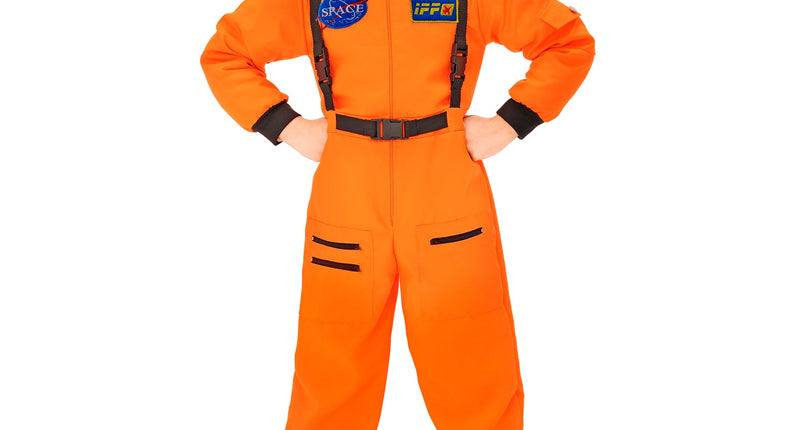 e-carnavalskleding-SYK Astronaut Jongen Oranje