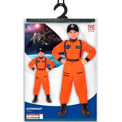 e-carnavalskleding-SYK Astronaut Jongen Oranje