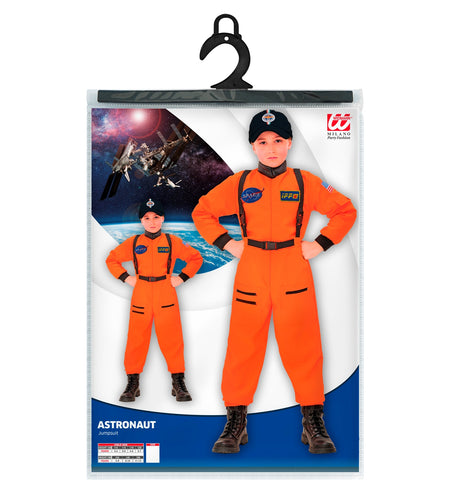 e-carnavalskleding-SYK Astronaut Jongen Oranje