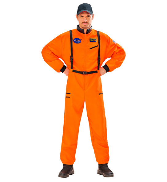 e-carnavalskleding-SYK Astronauten kostuum oranje
