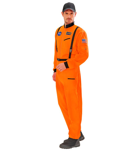 e-carnavalskleding-SYK Astronauten kostuum oranje