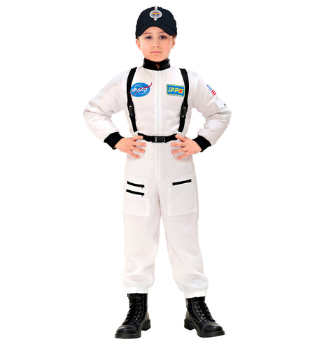 e-carnavalskleding-SYK Astronauten kostuum wit kind