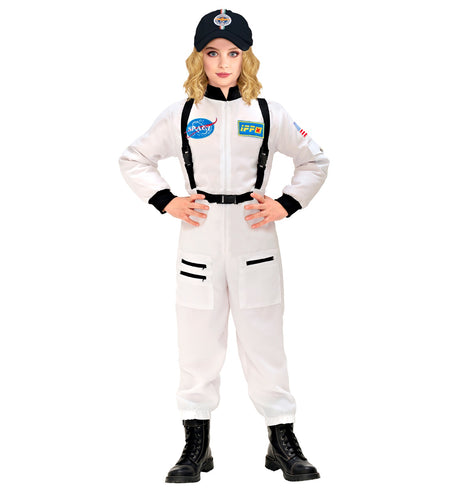 e-carnavalskleding-SYK Astronauten kostuum wit kind