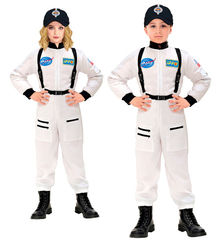 e-carnavalskleding-SYK Astronauten kostuum wit kind
