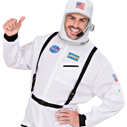 e-carnavalskleding-SYK Astronautenhelm van stof