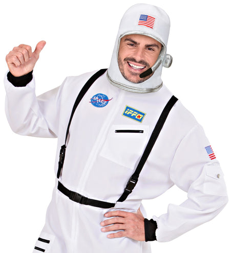 e-carnavalskleding-SYK Astronautenhelm van stof