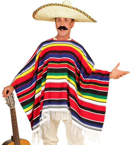 e-carnavalskleding-SYK Authentieke Mexicaanse poncho's