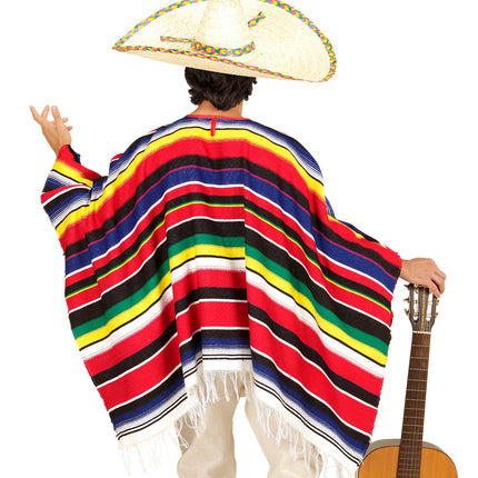 e-carnavalskleding-SYK Authentieke Mexicaanse poncho's