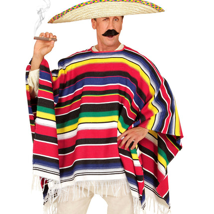 e-carnavalskleding-SYK Authentieke Mexicaanse poncho's