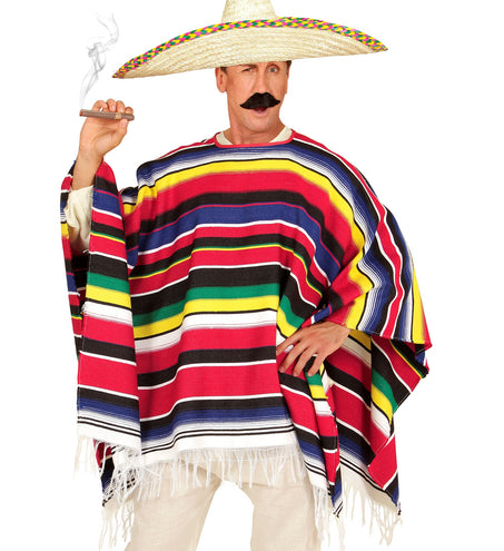 e-carnavalskleding-SYK Authentieke Mexicaanse poncho's