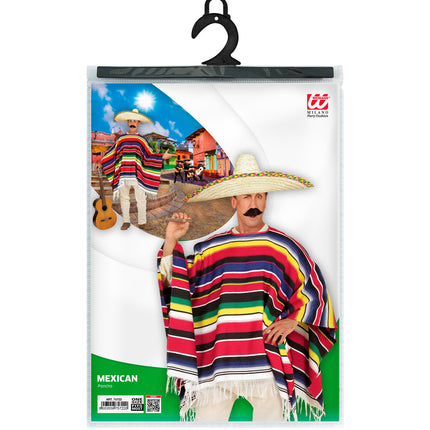 e-carnavalskleding-SYK Authentieke Mexicaanse poncho's