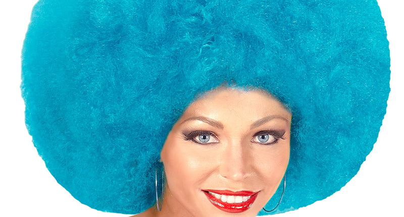 e-carnavalskleding-SYK Azuur Blauwe grote Afropruik