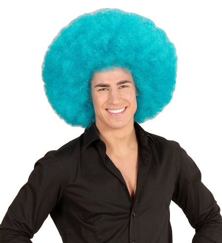 e-carnavalskleding-SYK Azuur Blauwe grote Afropruik