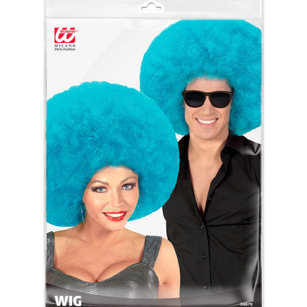 e-carnavalskleding-SYK Azuur Blauwe grote Afropruik