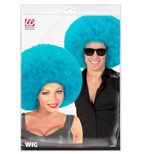 e-carnavalskleding-SYK Azuur Blauwe grote Afropruik