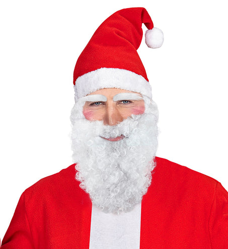 e-carnavalskleding-SYK Baard kerstman met snor goedkoop