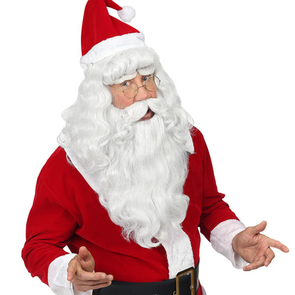 e-carnavalskleding-SYK Baardset kerstman luxe