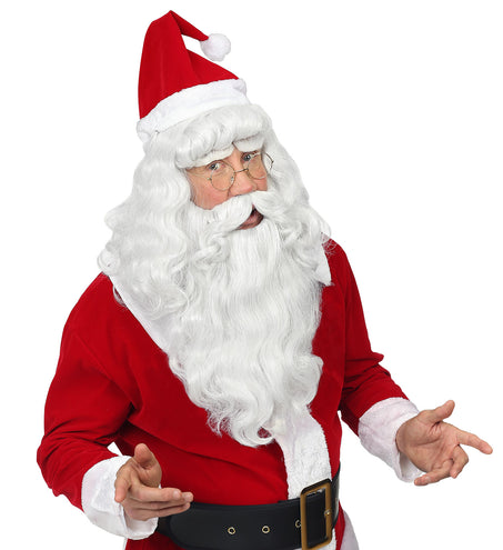 e-carnavalskleding-SYK Baardset kerstman luxe