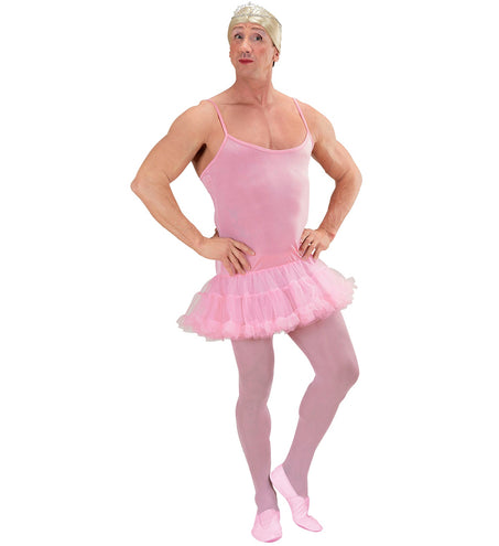 e-carnavalskleding-SYK Ballerina pak heren roze