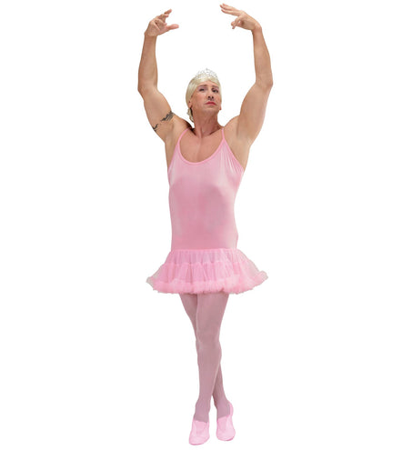 e-carnavalskleding-SYK Ballerina pak heren roze