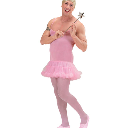 e-carnavalskleding-SYK Ballerina pak heren roze