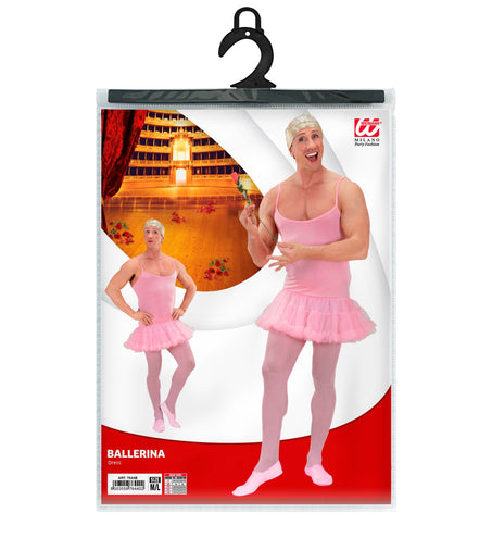 e-carnavalskleding-SYK Ballerina pak heren roze