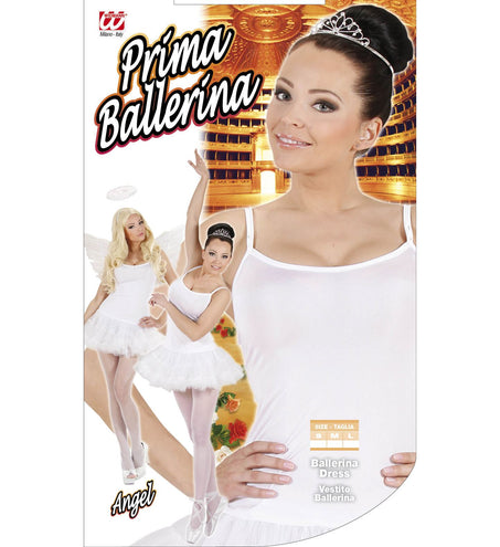 e-carnavalskleding-SYK Ballet jurk Eloise wit