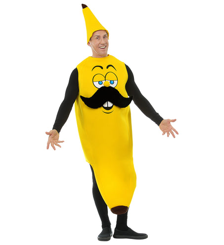 e-carnavalskleding-SYK Bananenpak Mr. Mustache