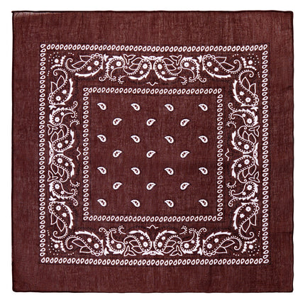 e-carnavalskleding-SYK Bandana bruin 55X55