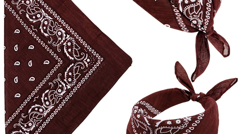 e-carnavalskleding-SYK Bandana bruin 55X55