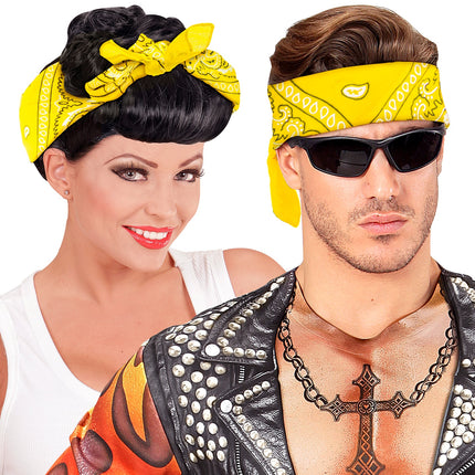 e-carnavalskleding-SYK Bandana geel